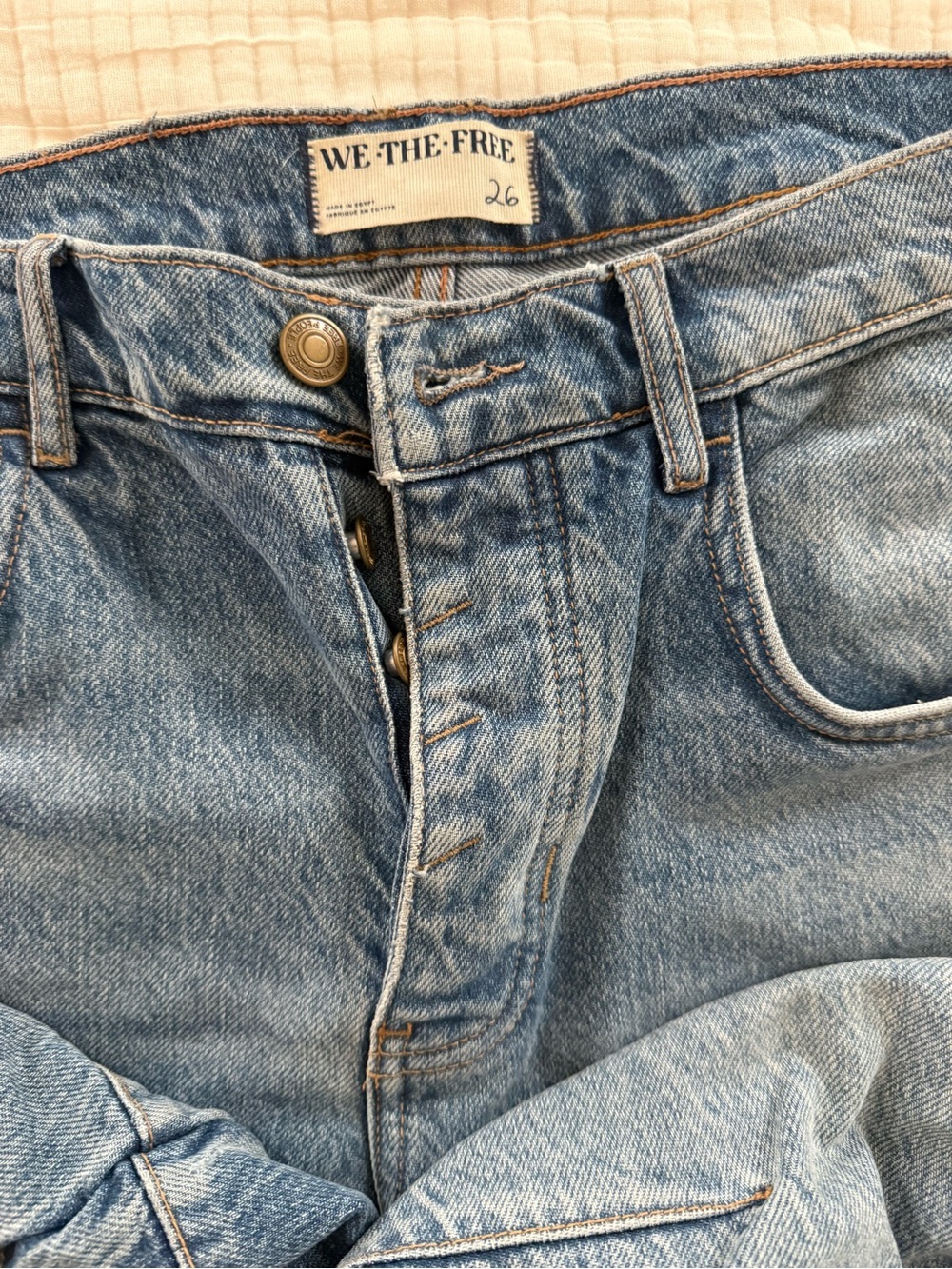 Free People
We The Free Good Luck Mid-Rise Barrel Jeans- size 26 - Picture 2 of 3